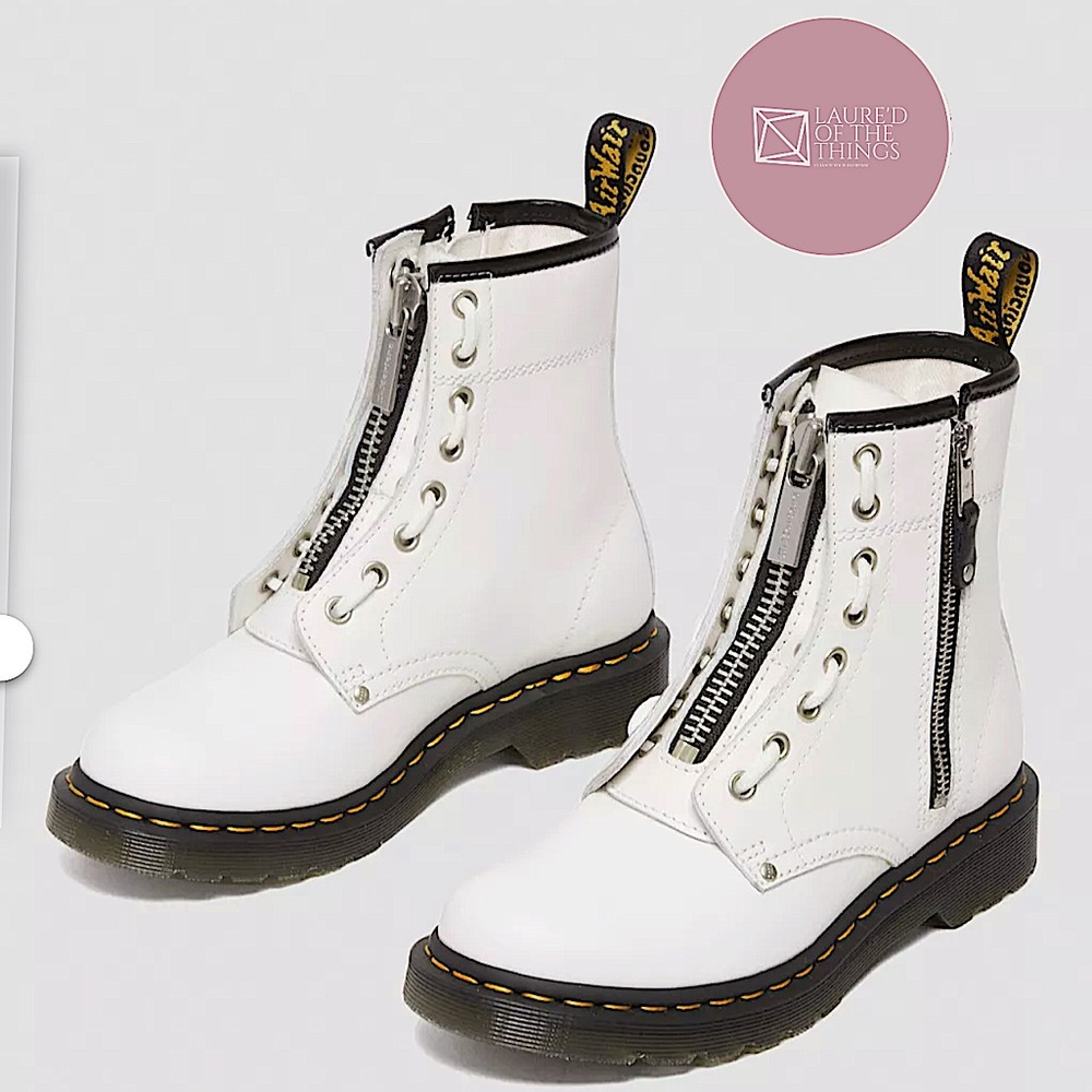 BRAND NEW Size 9 Dr. Martens Women’s 1460 Twin Zip Fashion Boots- White